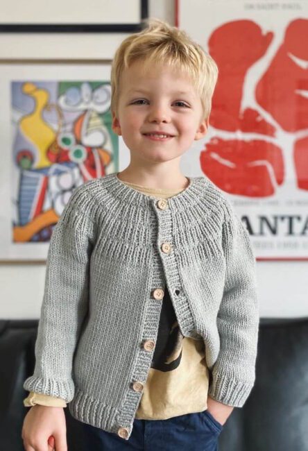Petite Knit - Anchor Jacket Junior