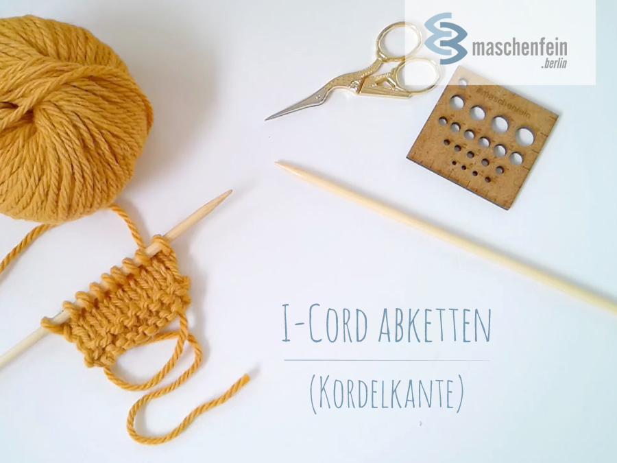 I-Cord abeketten - cord edge title blog
