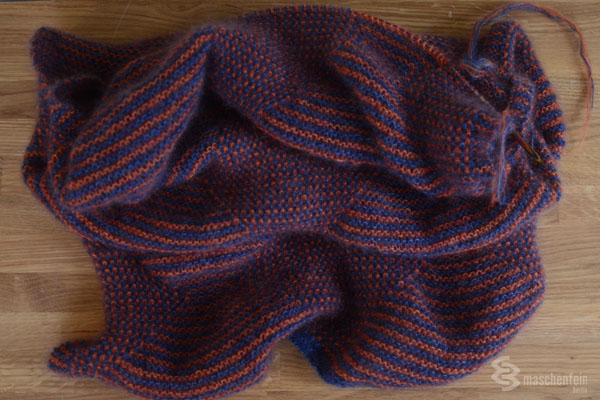 Schal aus Silkhair stricken