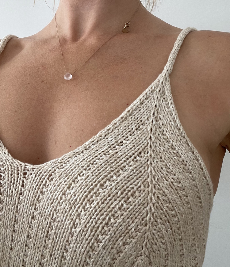 Camisole No. 2 - Knitting Pattern in English – • MY FAVOURITE THINGS •  KNITWEAR